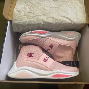 Champion Pink Slip-On Sneakers